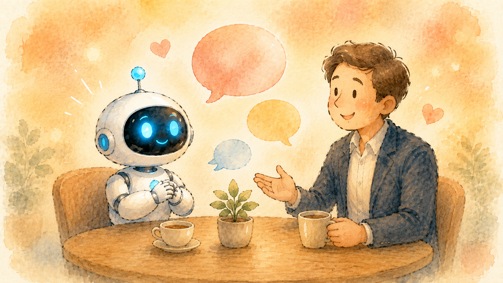 コマチWEBサポートに気軽に無料相談する様子を表すイラスト
