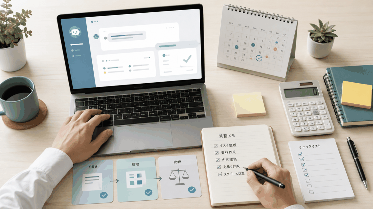 個人事業主がAIに任せる仕事と人が確認する仕事の線引き