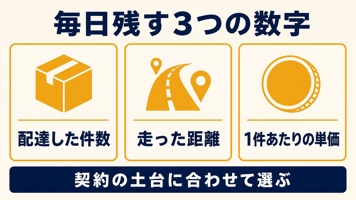 毎日残す3つの数字